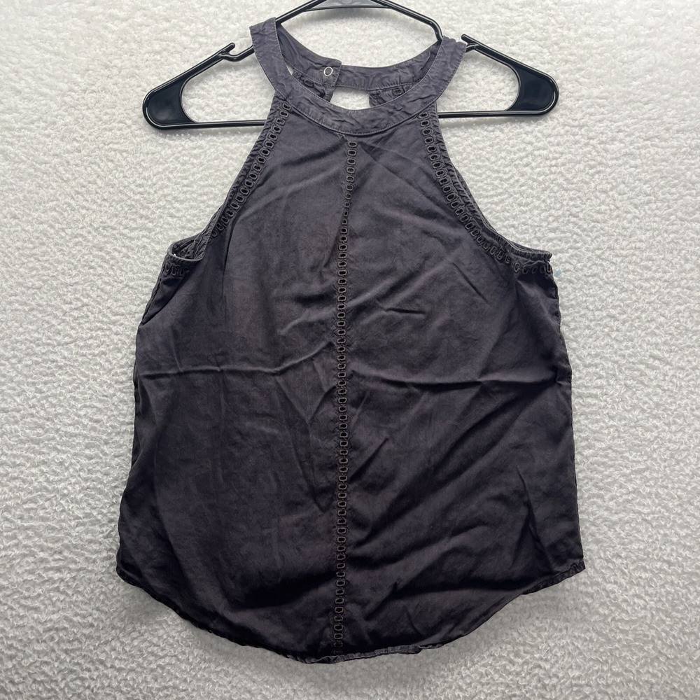 Cloth & Stone Shirt Womens XS Sleeveless Solid 100% Tencel Lyocell Anthropologie
